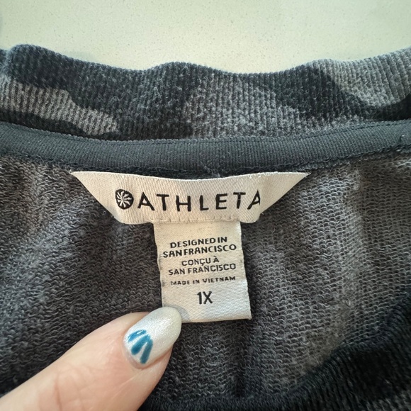 Athleta Balance Dress Camo Print 1X - Picture 3 of 6